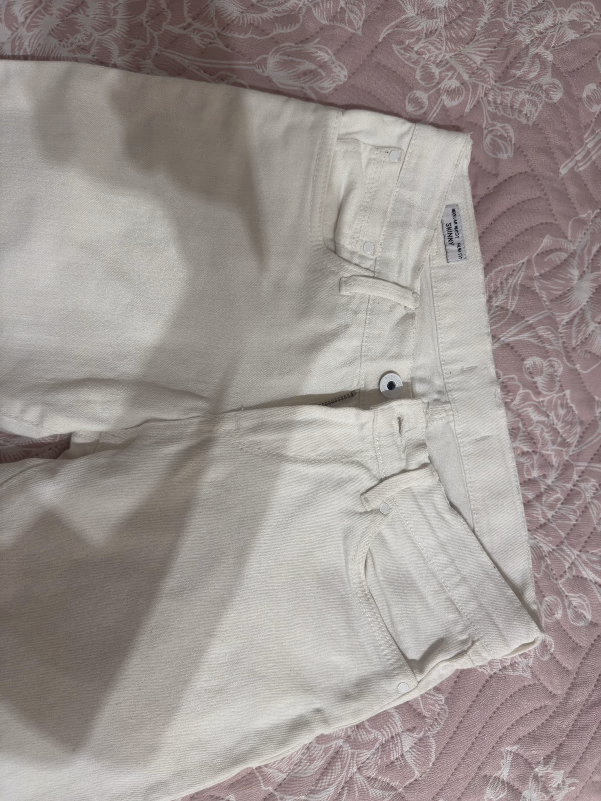 Pepe Jeans white skinny jeans, photo 3