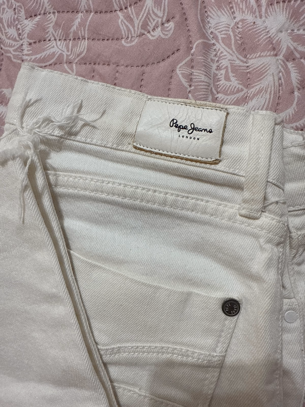 Pepe Jeans white skinny jeans, photo 6