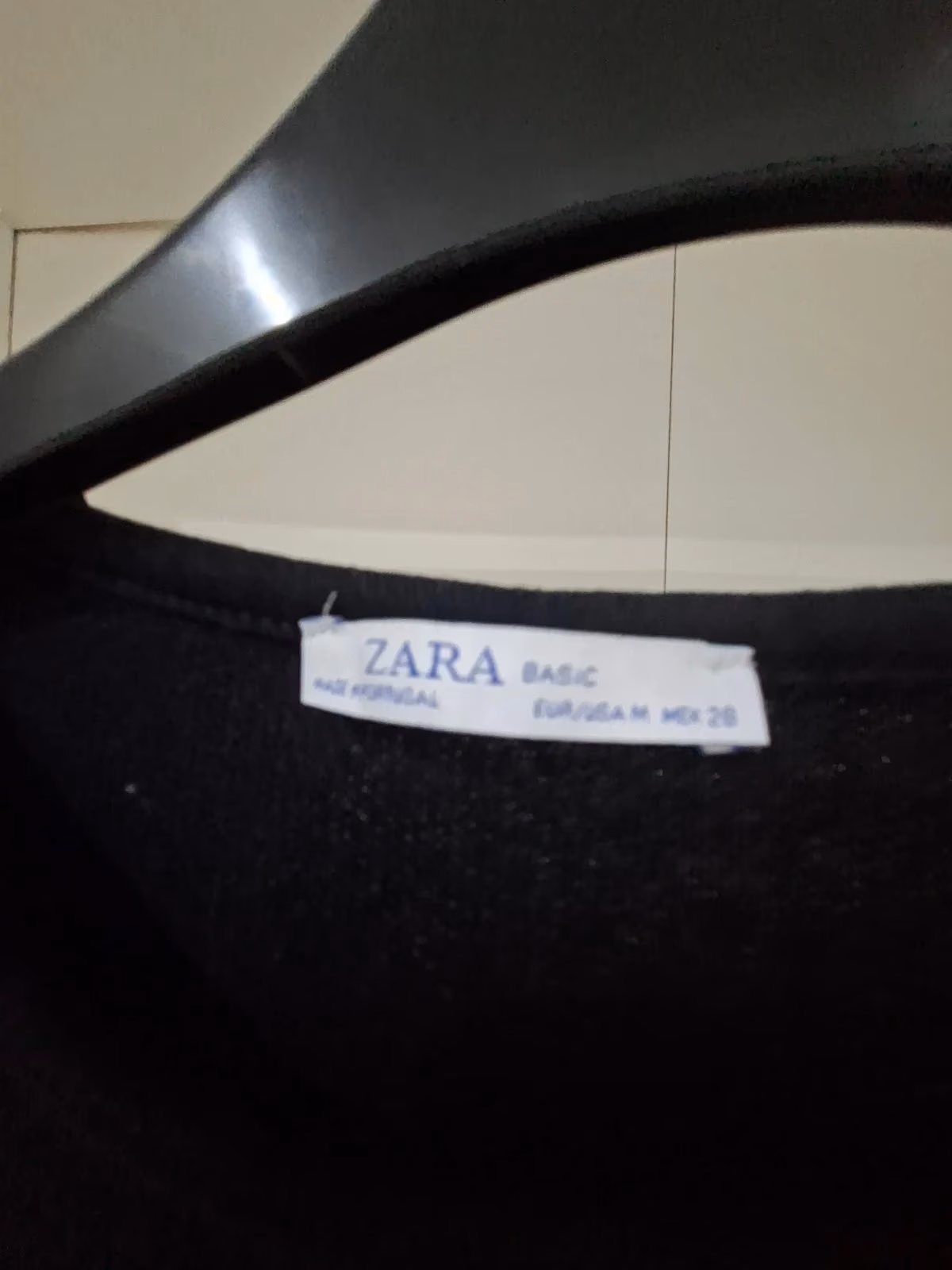 Zara black chain print top, photo 2