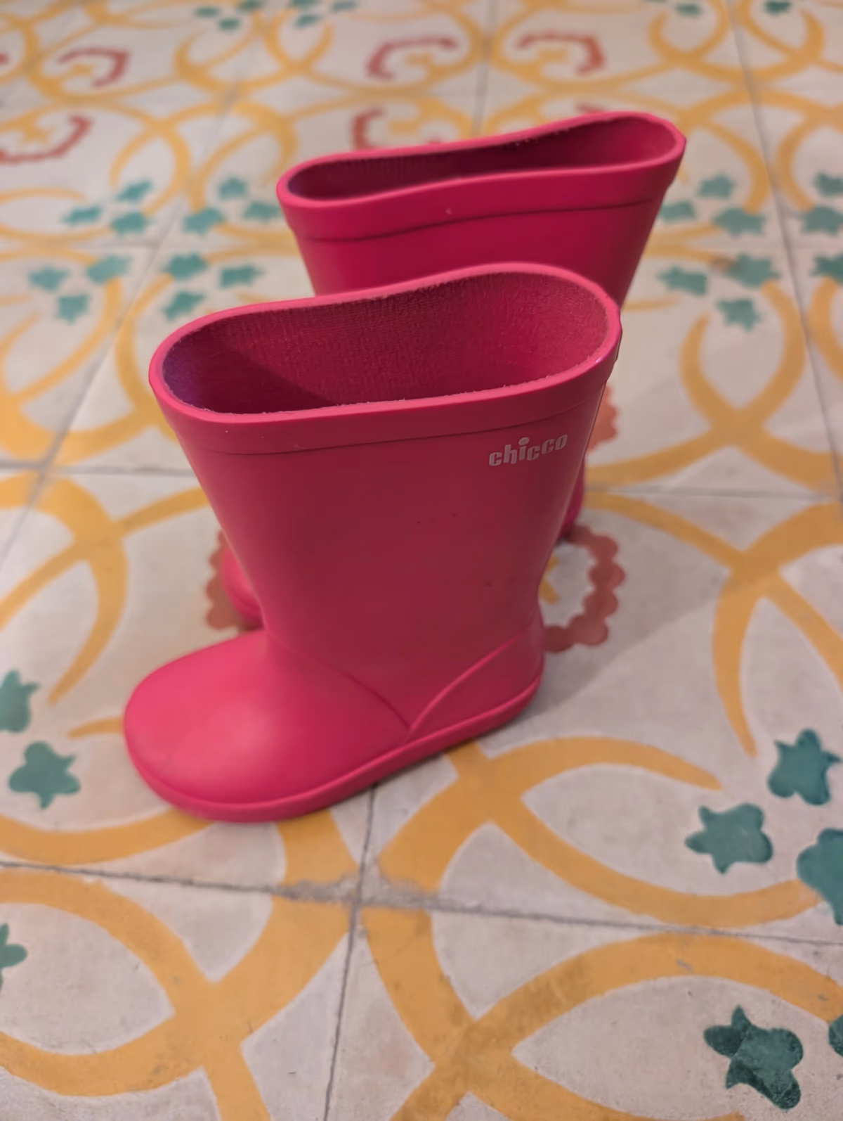 Stivali di gomma rosa Chicco, foto 2