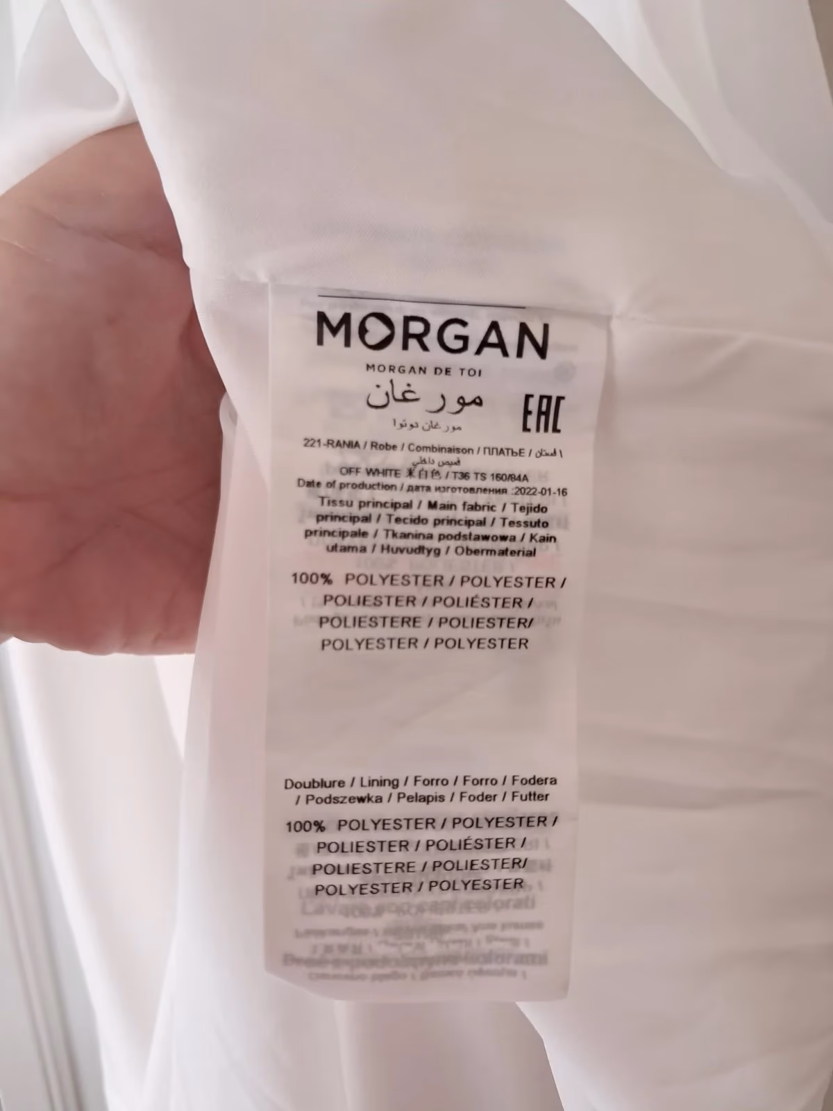Morgan White Pleated Maxi Dress, photo 7