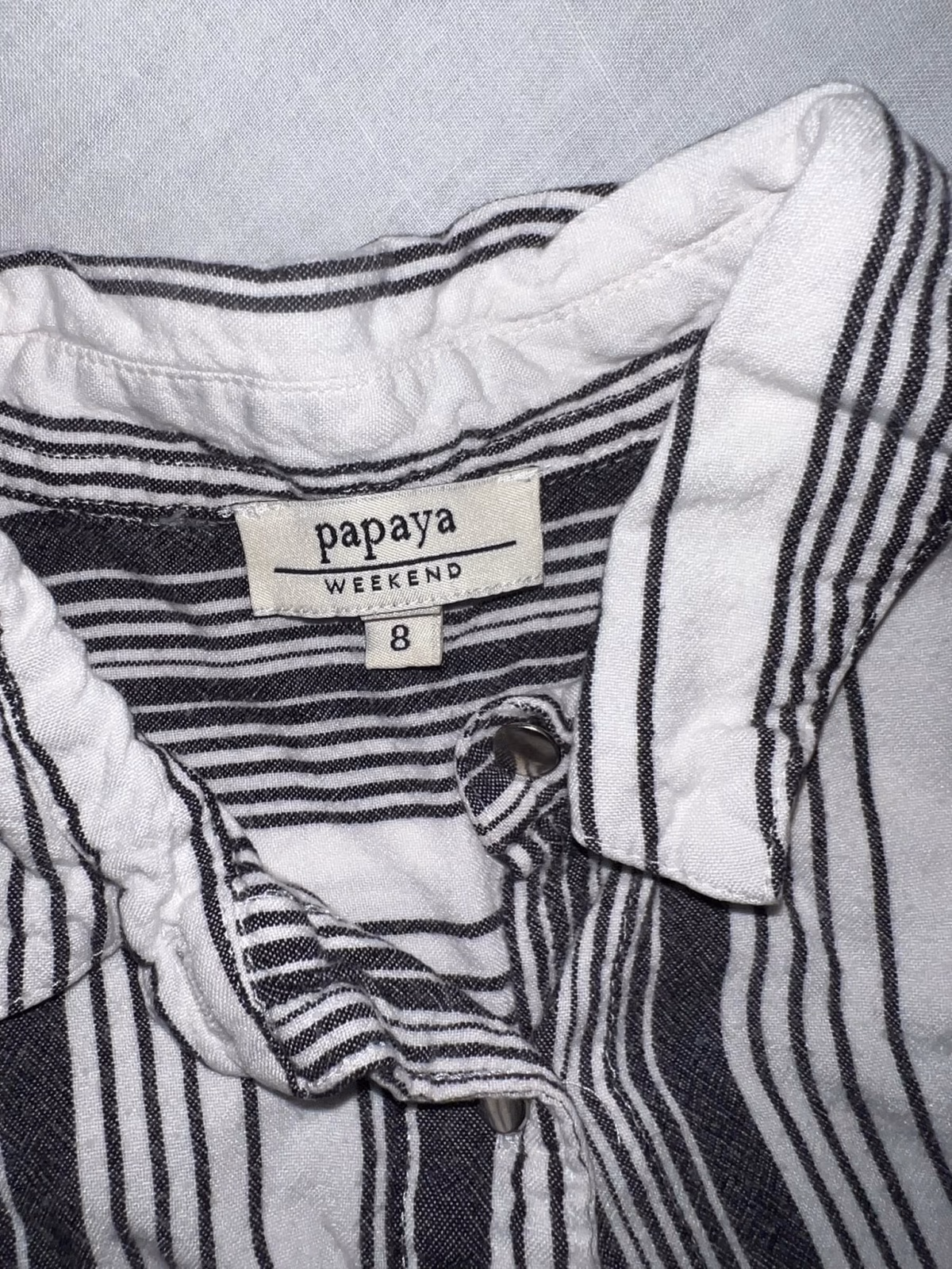 Camisa a rayas con botones, foto 4