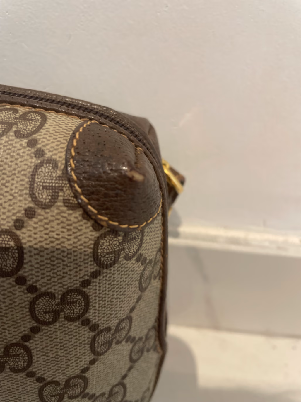 Vintage Gucci GG Supreme Interlocking G Crossbody Bag, photo 4