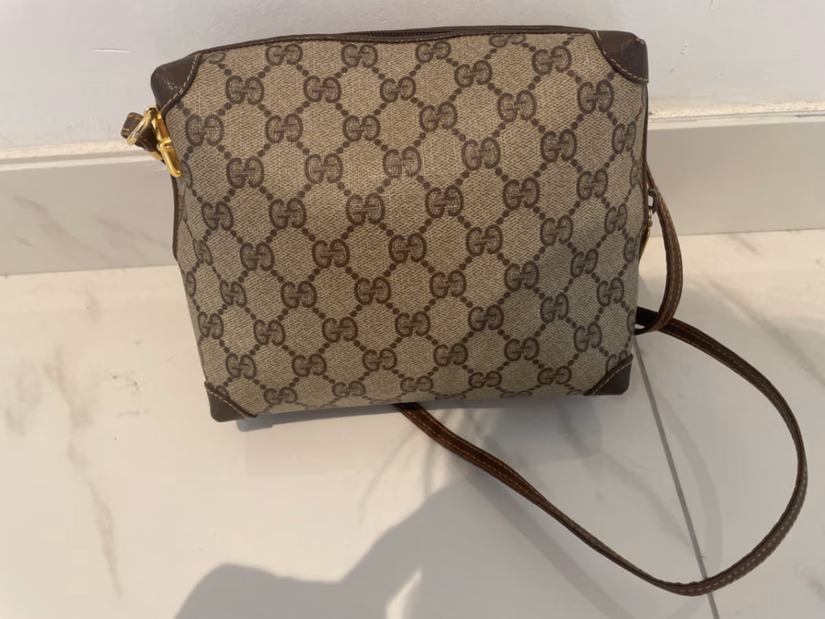 Vintage Gucci GG Supreme Interlocking G Crossbody Bag, photo 2
