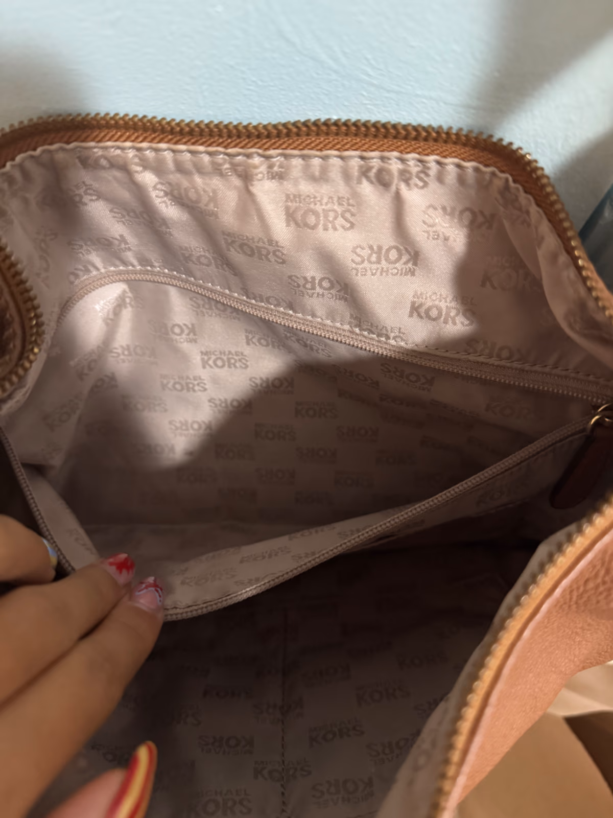 Michael Kors Brown Leather Handbag, photo 6