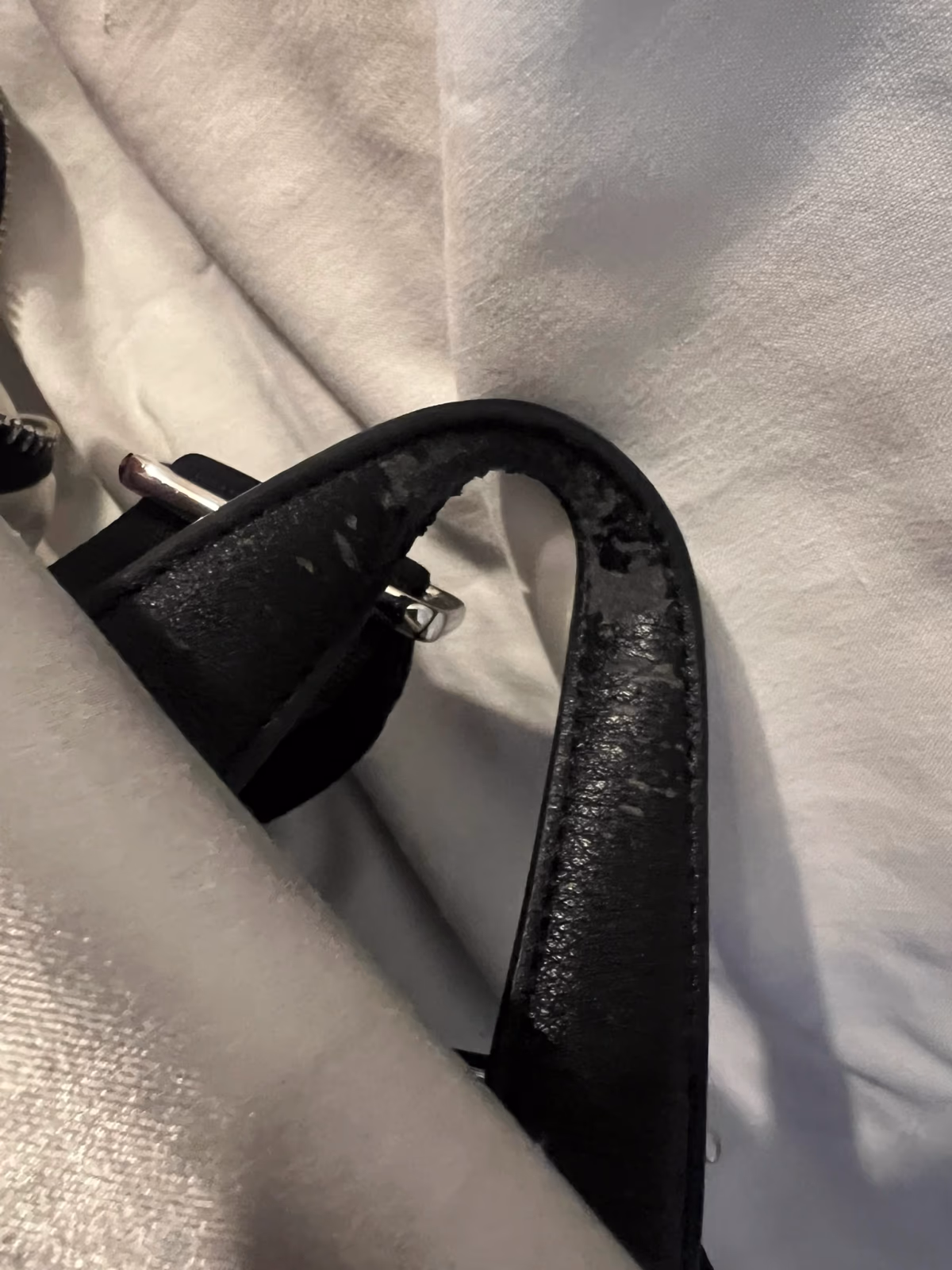 Calvin Klein metallic silver backpack, photo 5