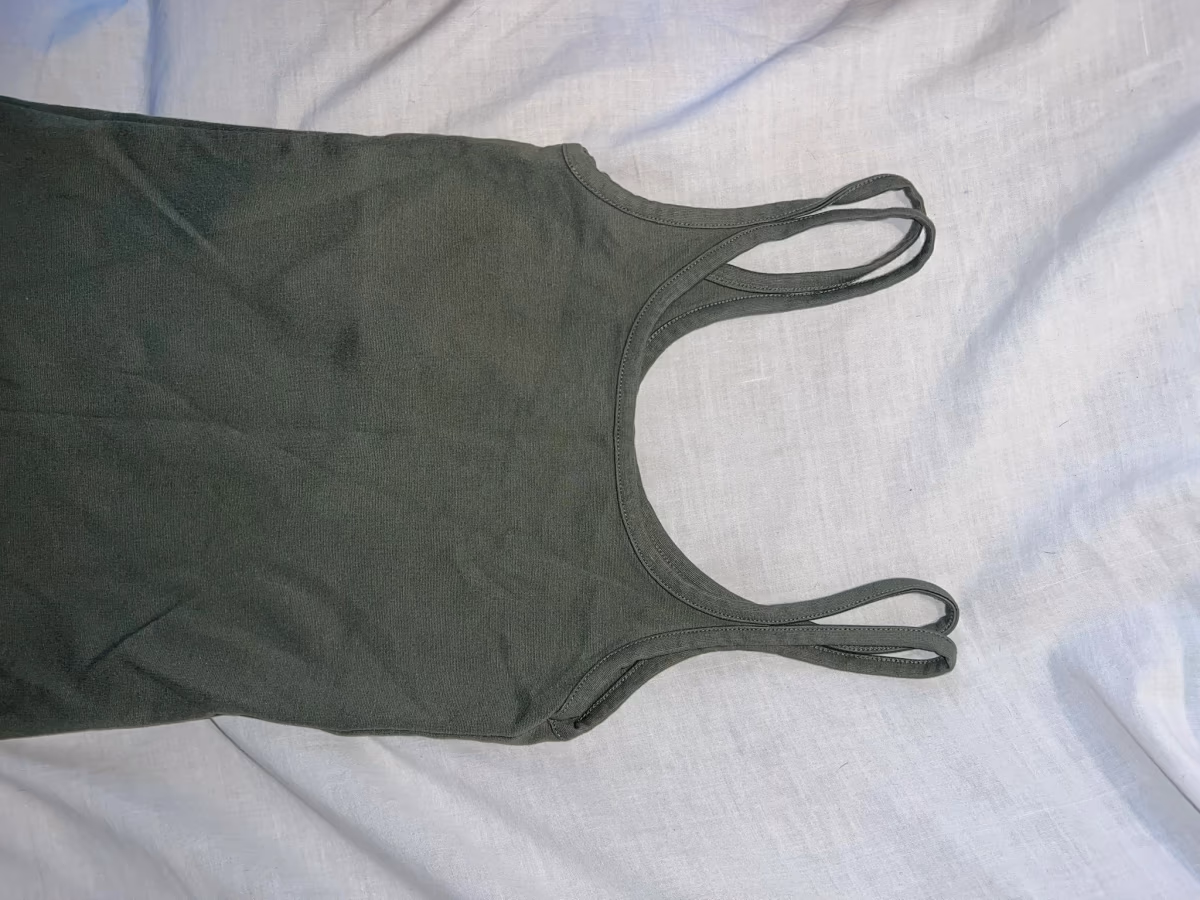 Khaki Midi Bodycon Dress, photo 2
