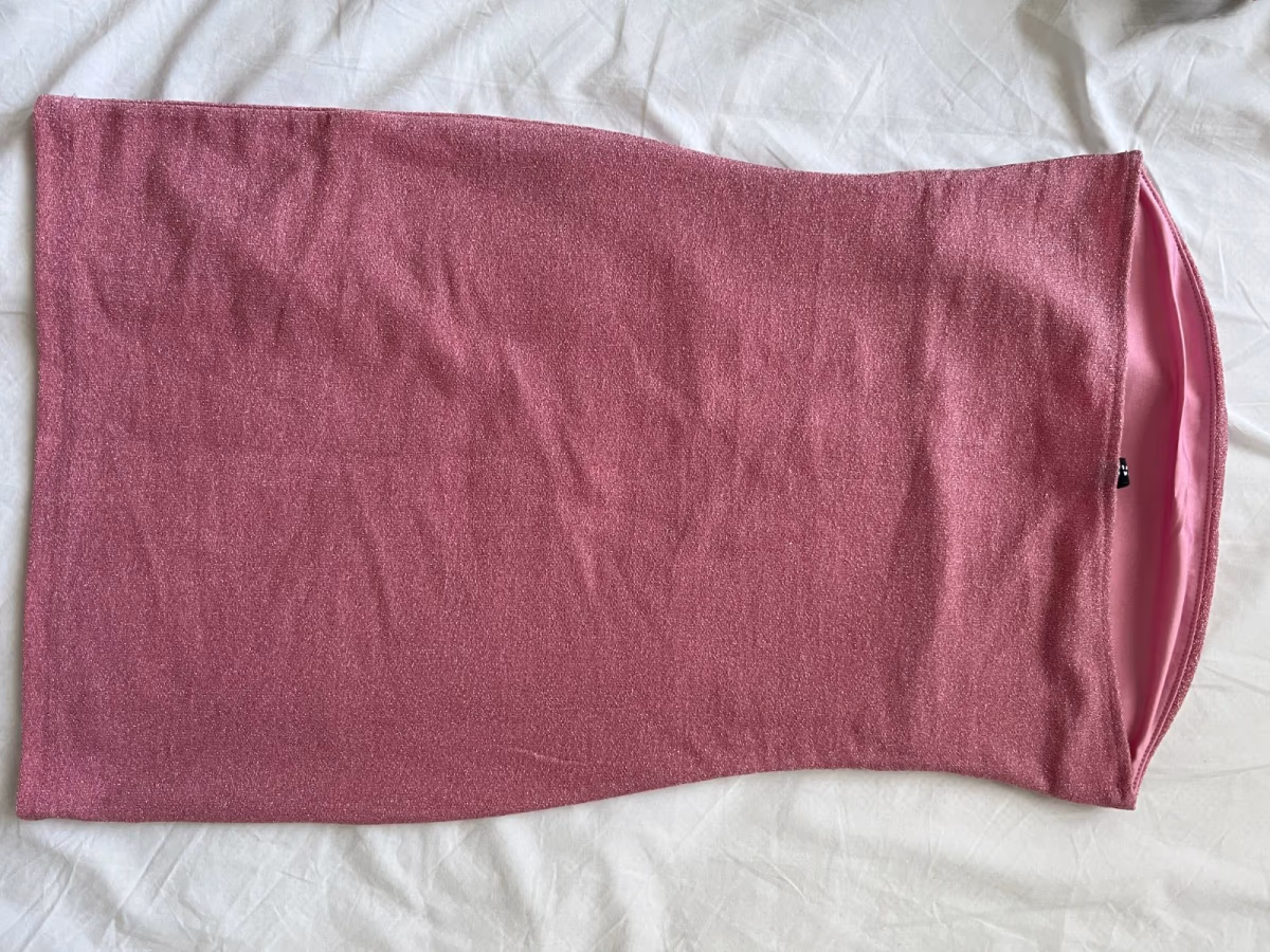 Pink glittery mini dress, photo 2