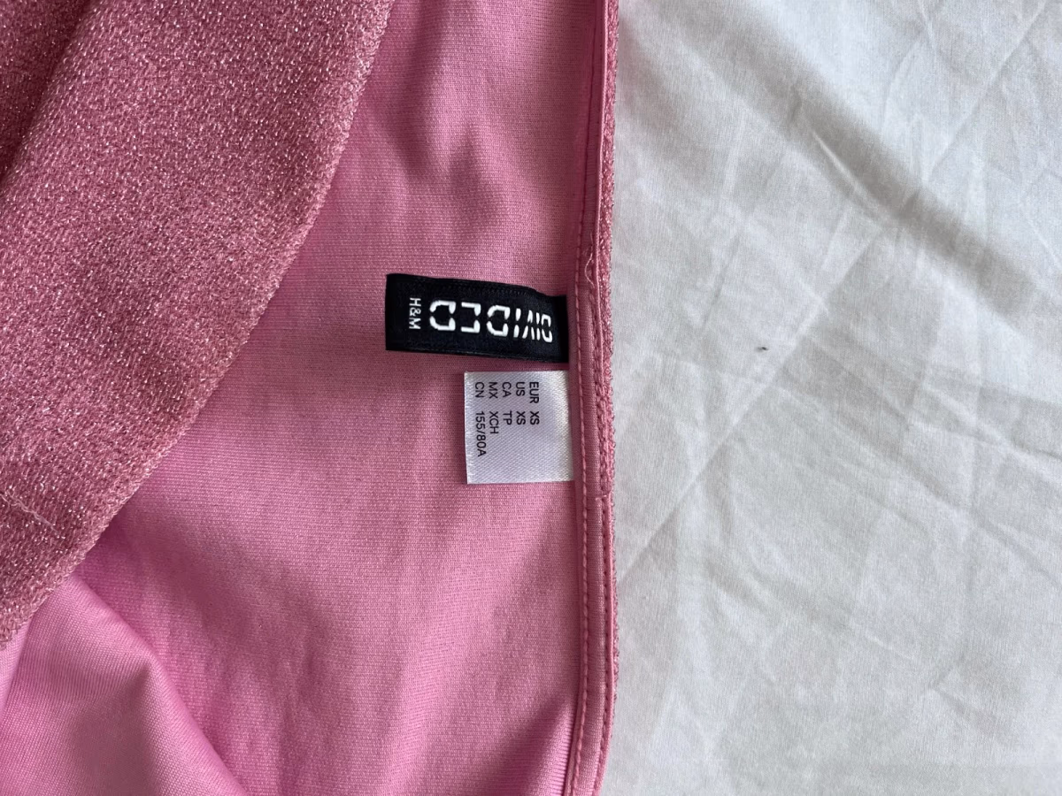 Pink glittery mini dress, photo 3