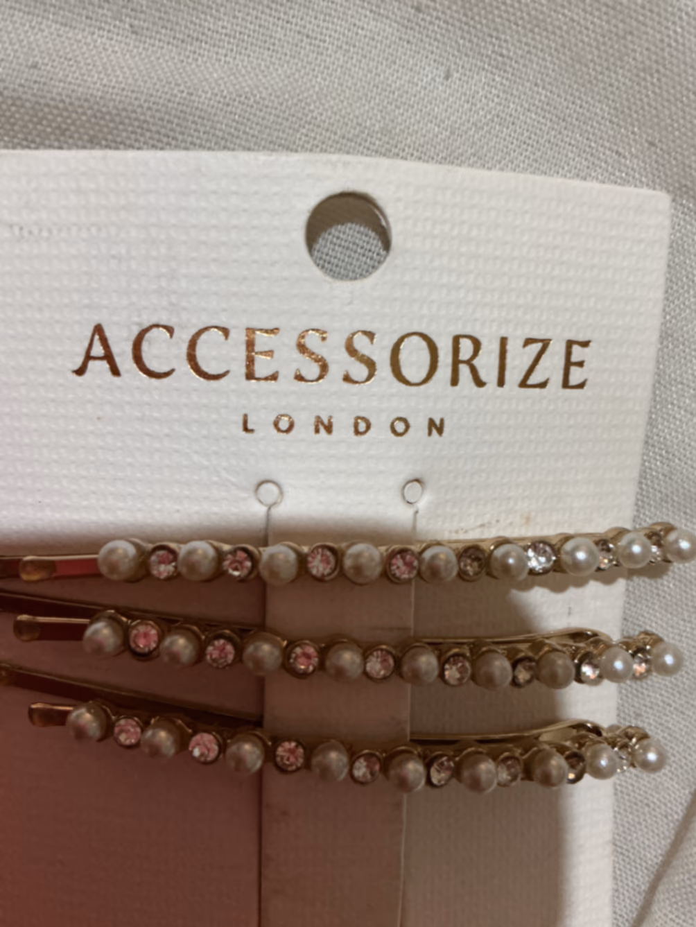 Pearl and Crystal Hair Grips, photo 2