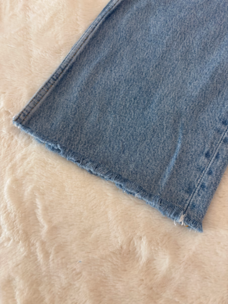Zara High Waisted Blue Jeans (Size EU36), photo 5