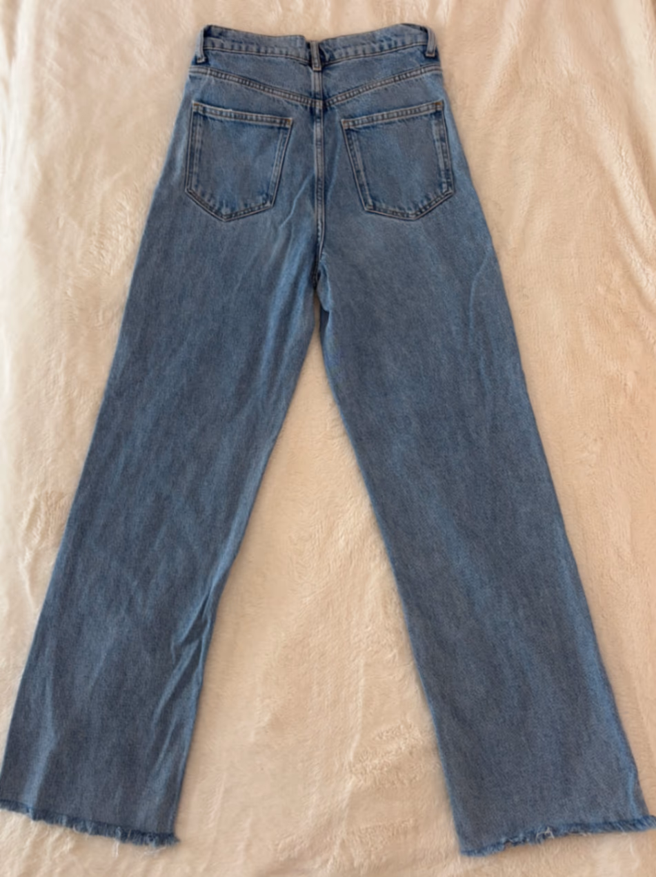 Zara High Waisted Blue Jeans (Size EU36), photo 2