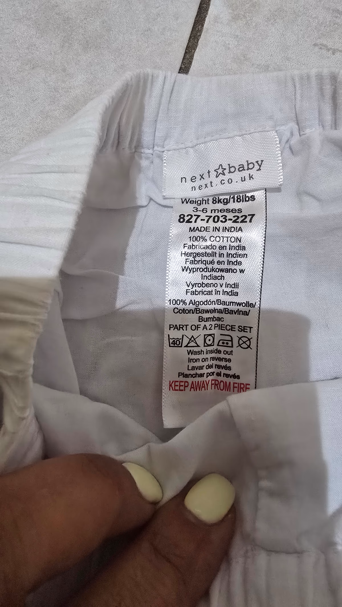 Next Embroidered Cotton Baby Set, photo 4