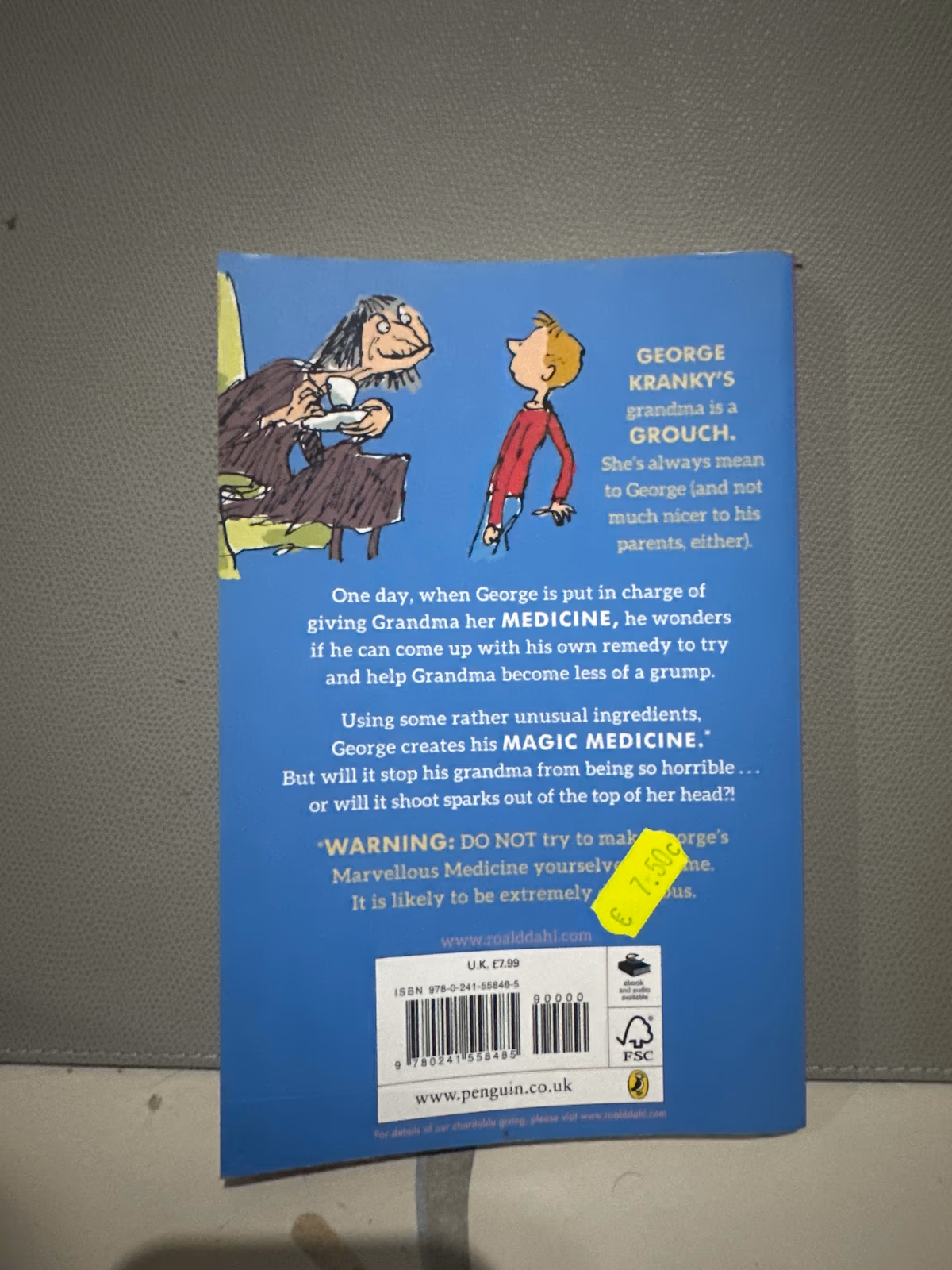 George's Marvellous Medicine Roald Dahl, photo 2