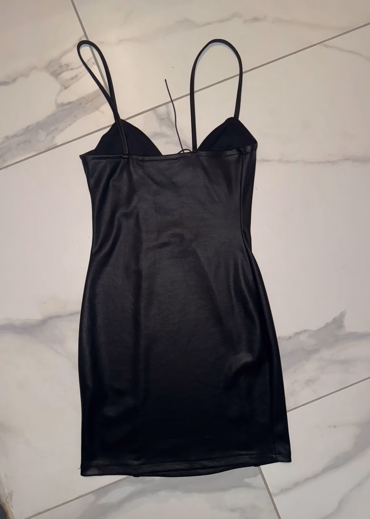 Bershka Faux Leather Dress, photo 2