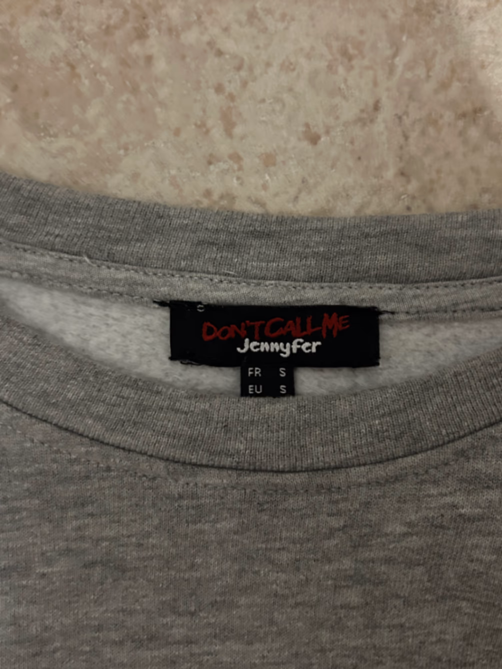 Vestido sudadera gris de manga larga, foto 2