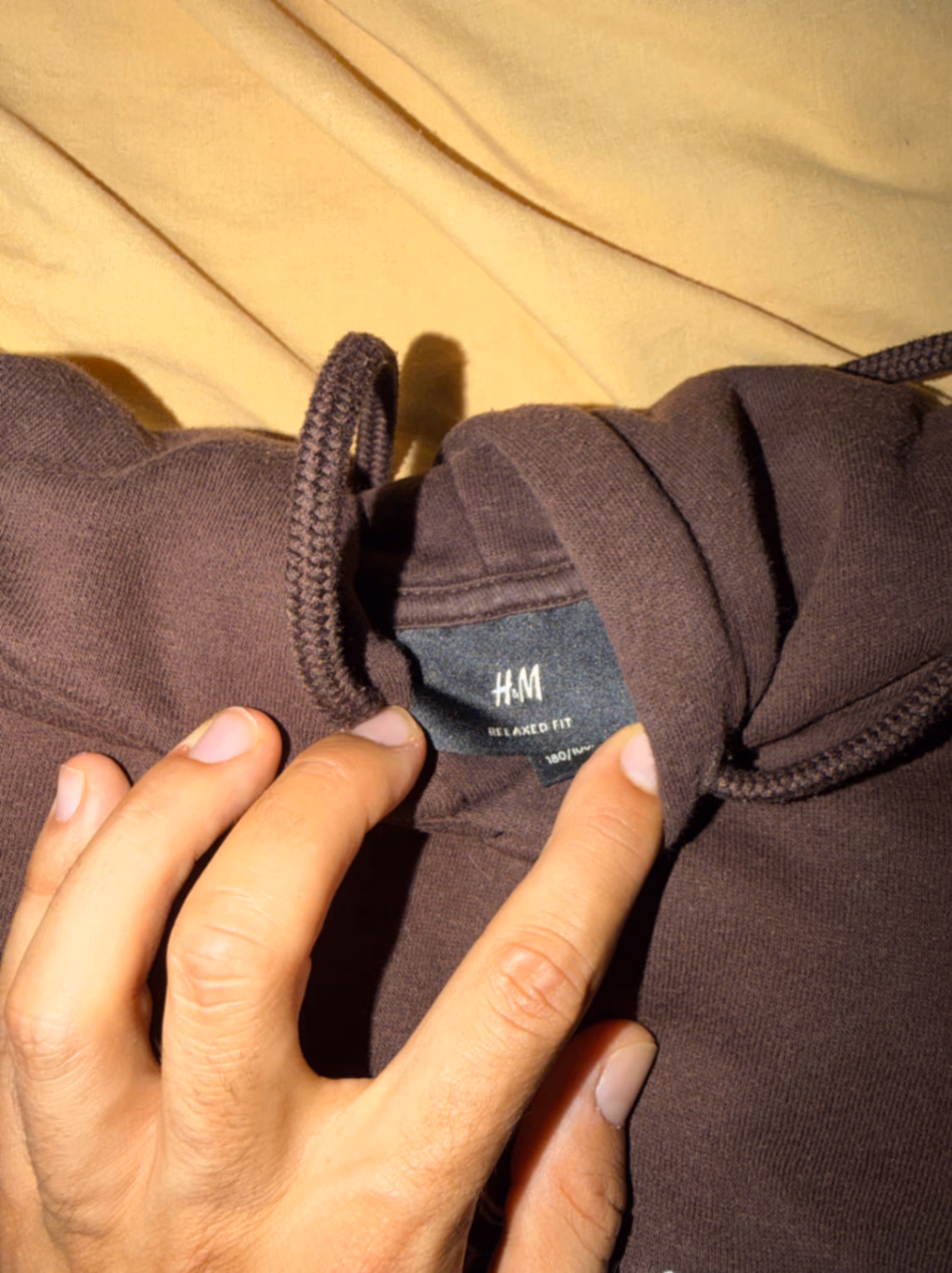 Brown graphic print hoodie, photo 3