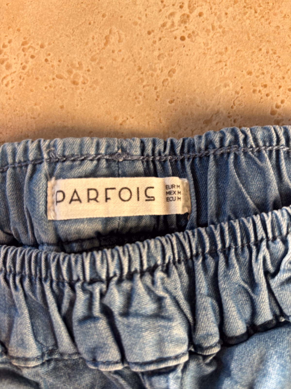 Lightweight denim elasticated trousers, photo 2