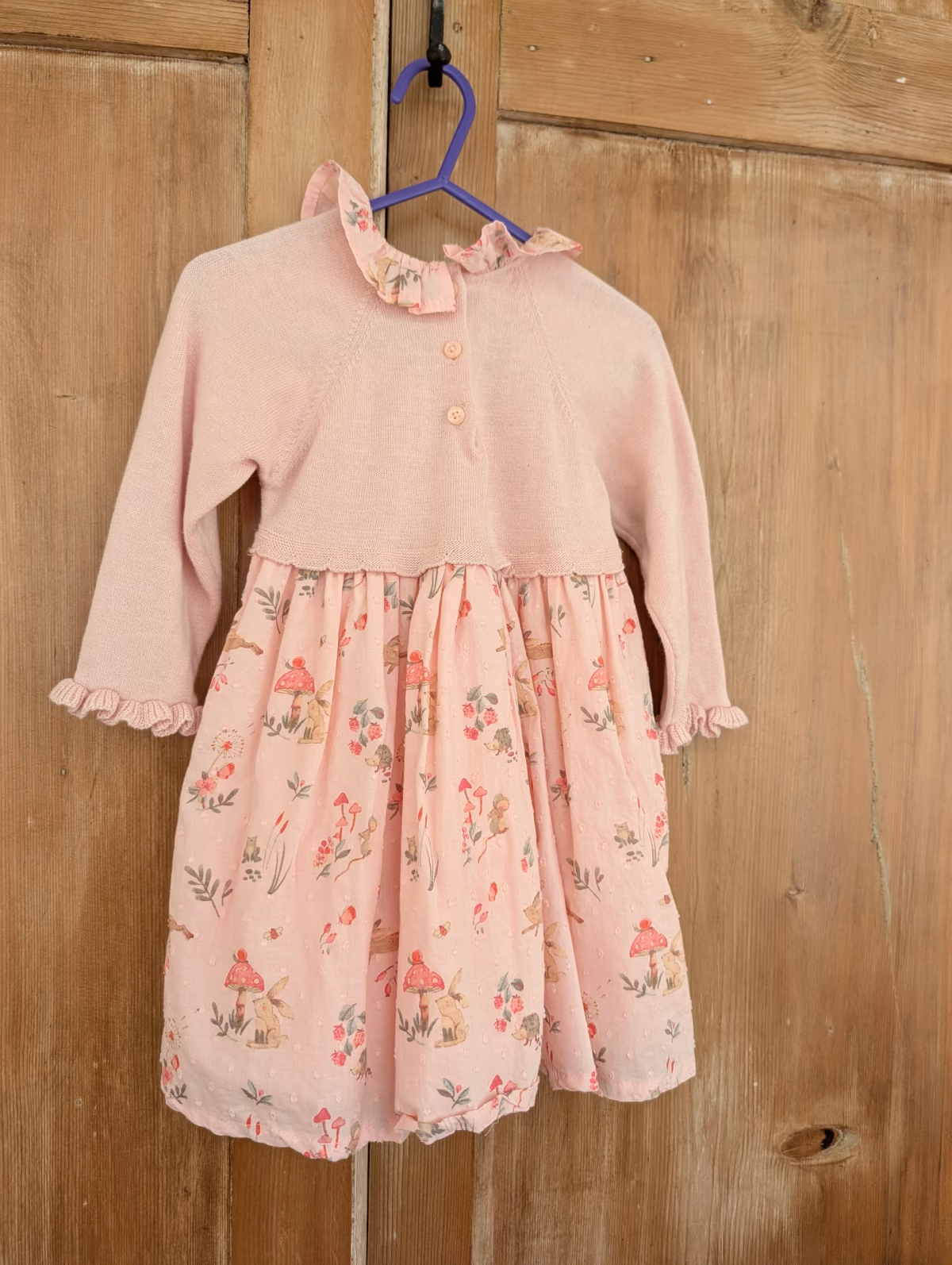 Pink Bunny Floral Dress, photo 3