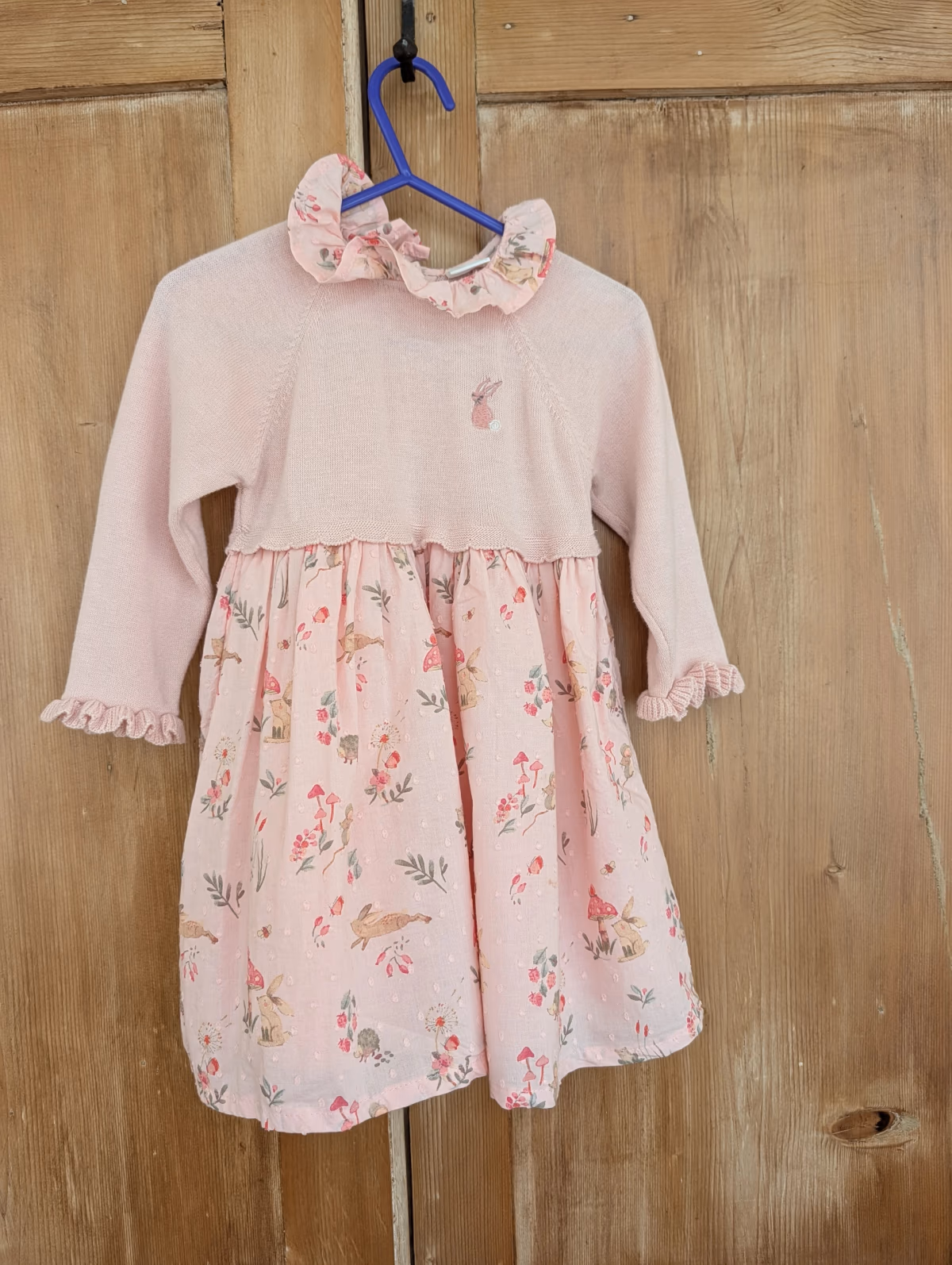 Pink Bunny Floral Dress, photo 2