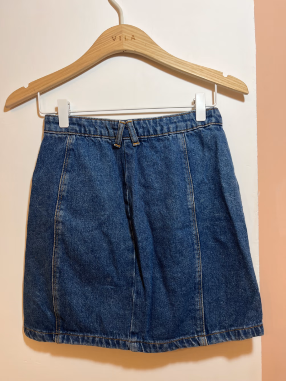 Stradivarius Floral Denim Mini Skirt, photo 3