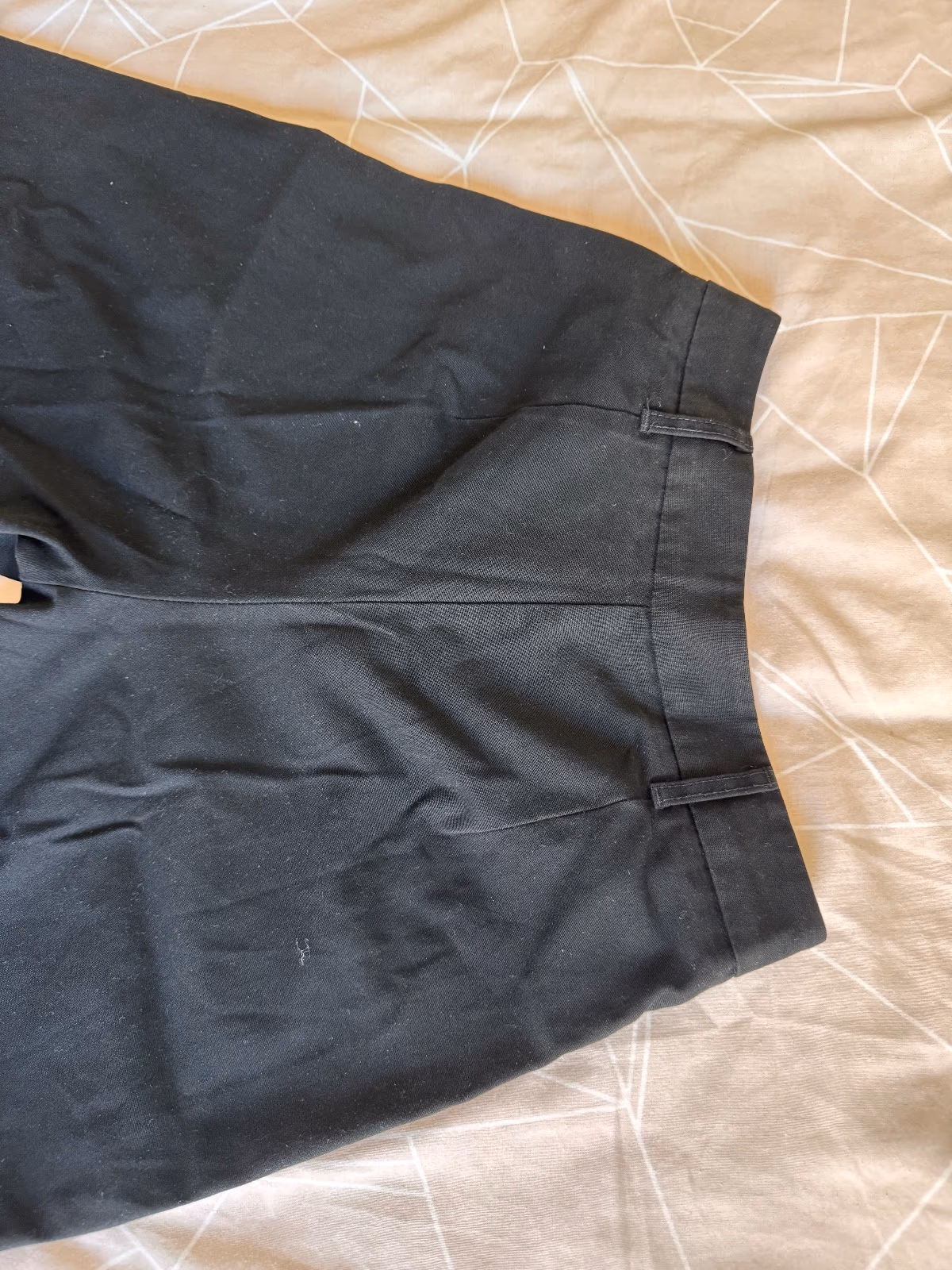 Black Bershka tailored trousers, photo 2