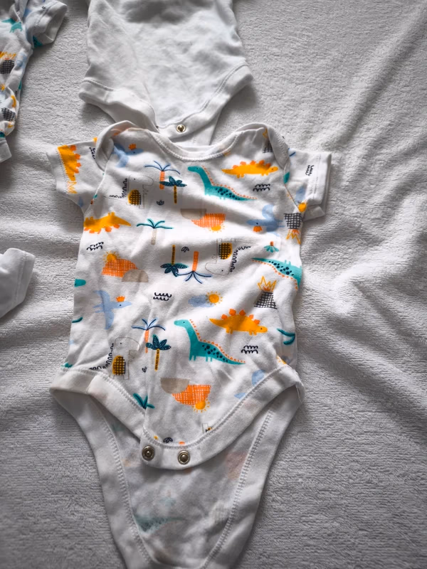 Conjunto de body con estampado de dinosaurios para bebé, foto 5