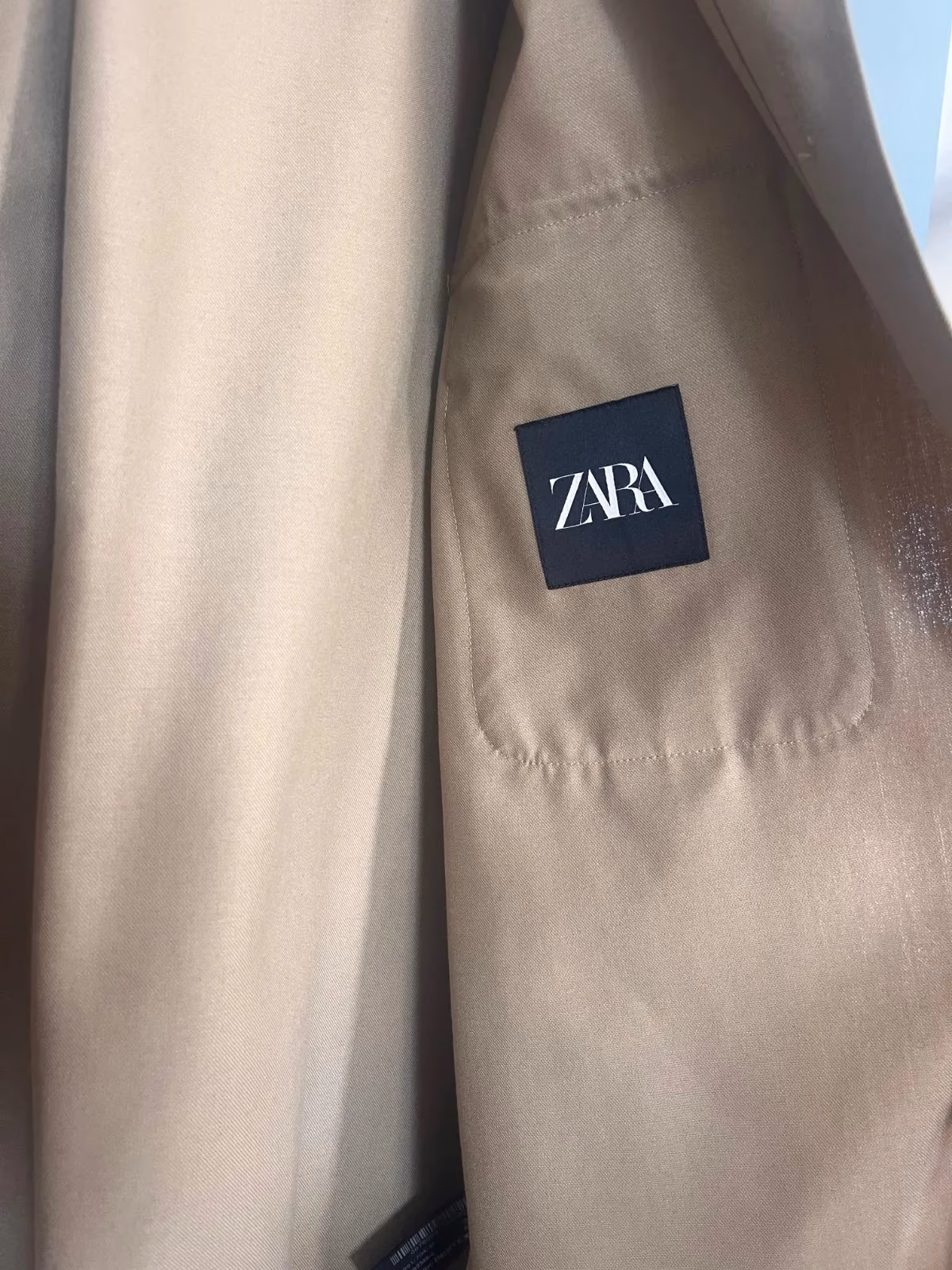 Zara Beige Utility Overshirt M, photo 3