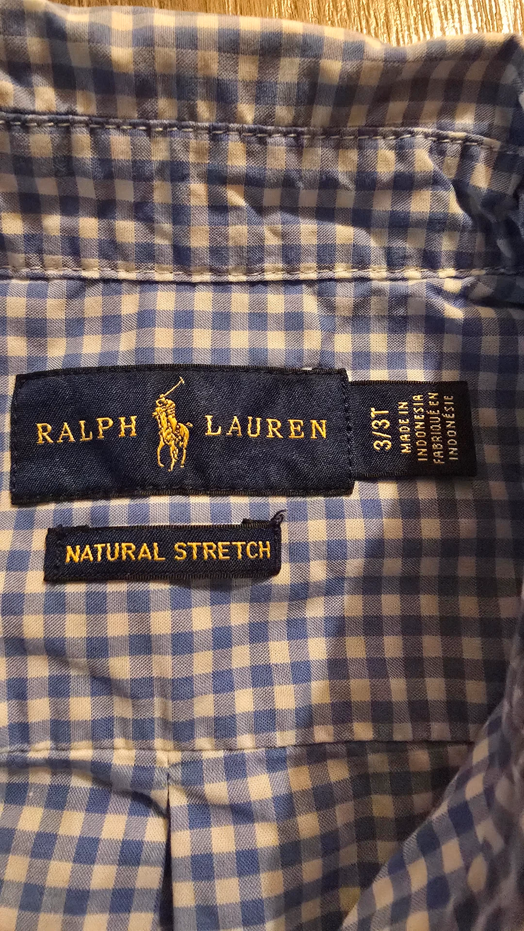 Ralph Lauren Gingham Check Button Down Shirt, photo 3