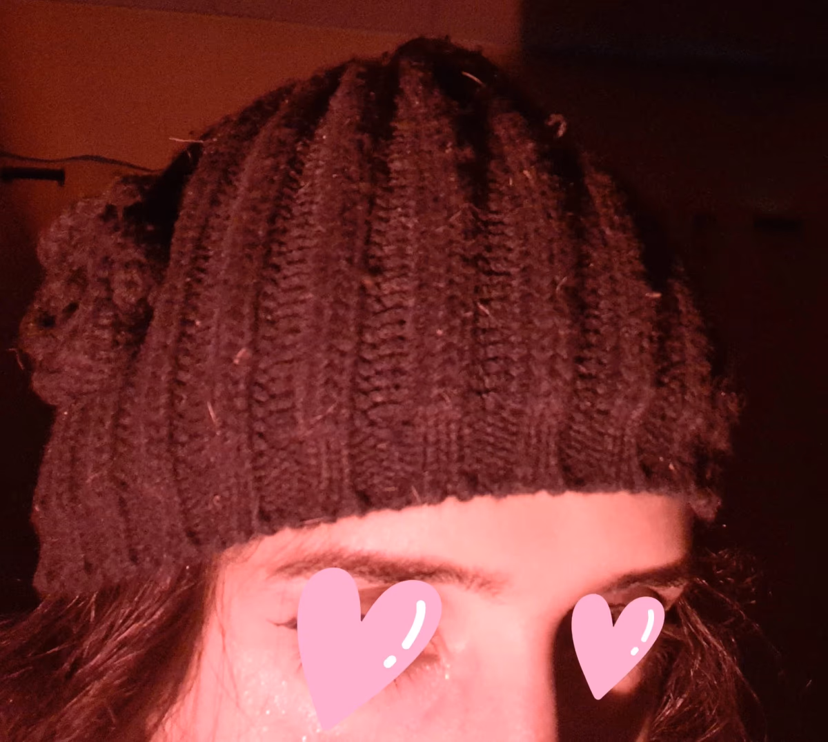 Dark Grey Beanie with a flower detail, photo 3