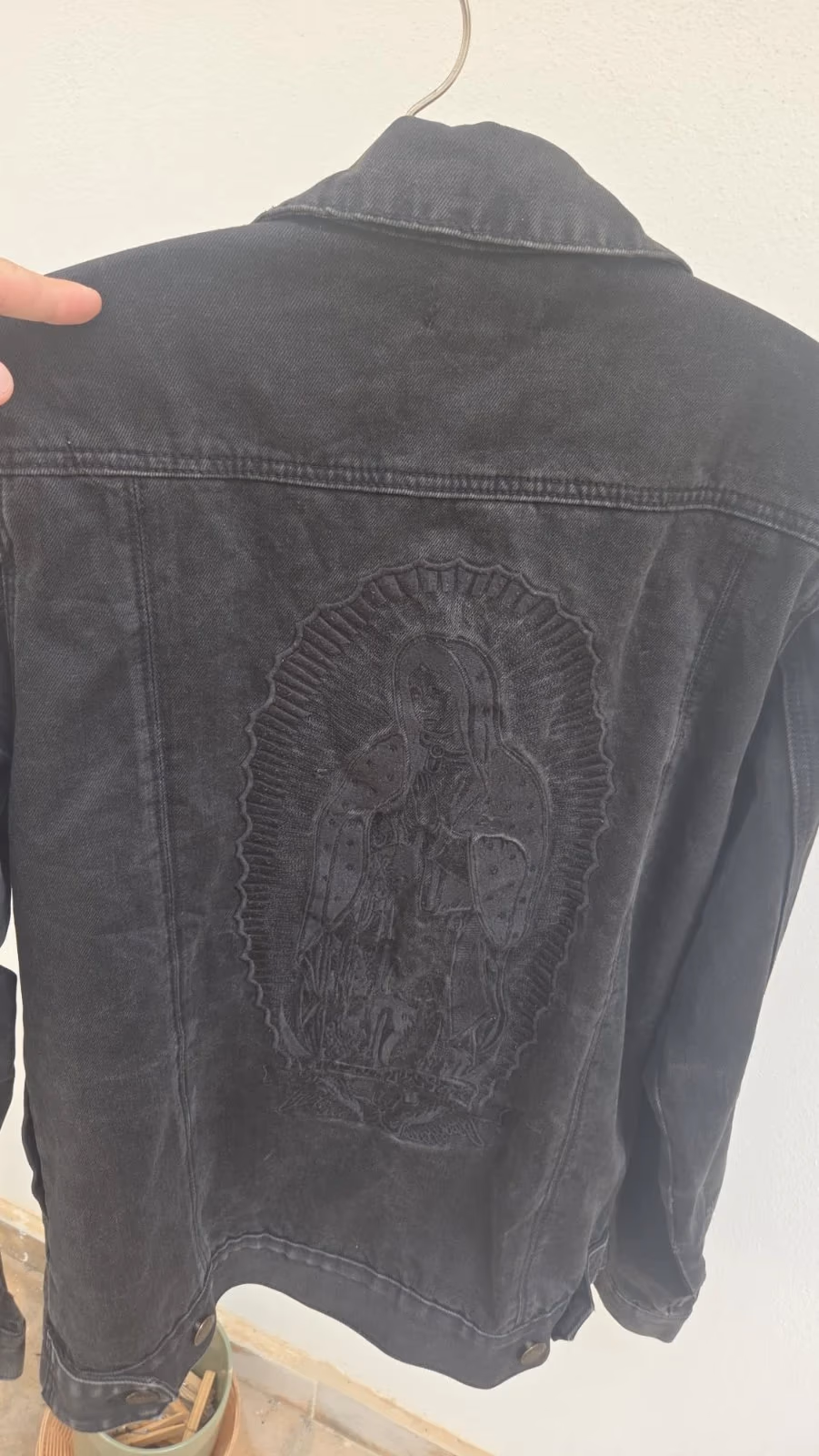 CHAQUETA SANTA CRUZ GUADALUPE VINTAGE NEGRA, foto 2