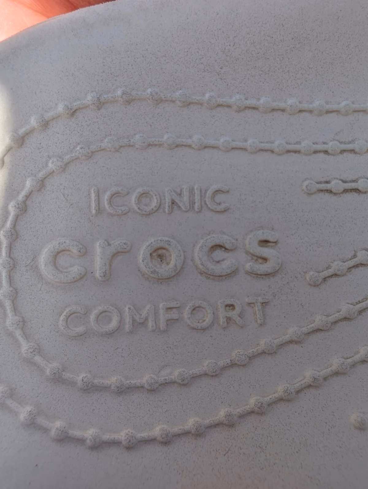 Silver Glitter Crocs Sandals W6, photo 4