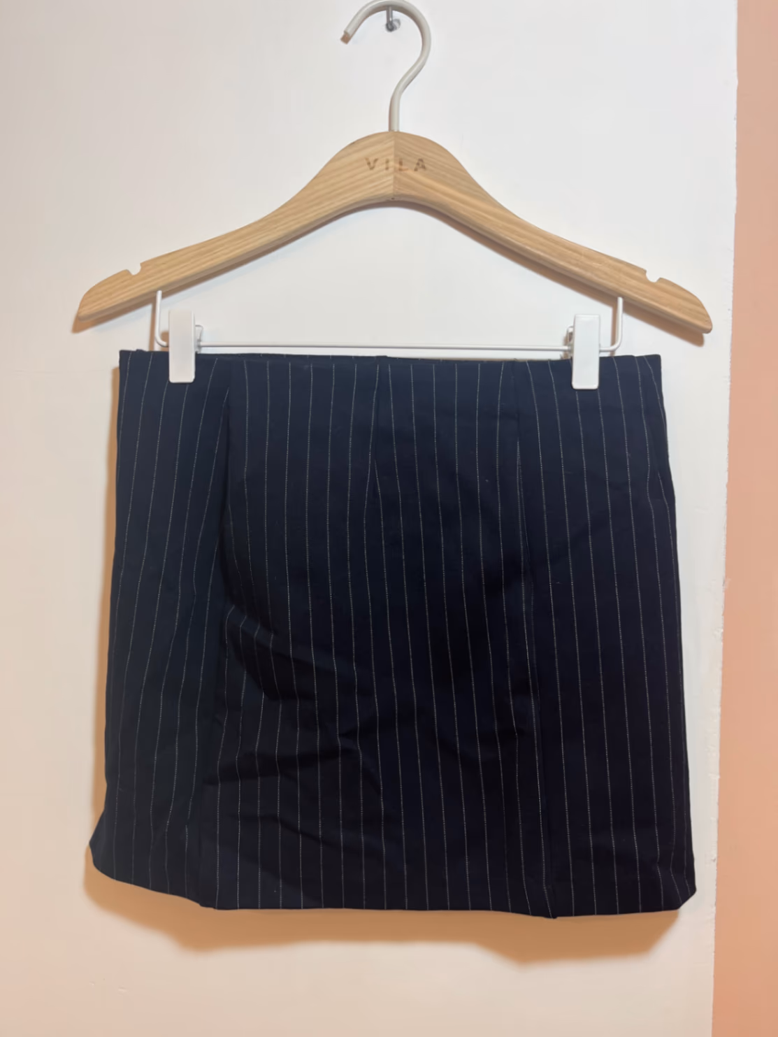 Stradivarius Pinstripe Mini Skirt, photo 2