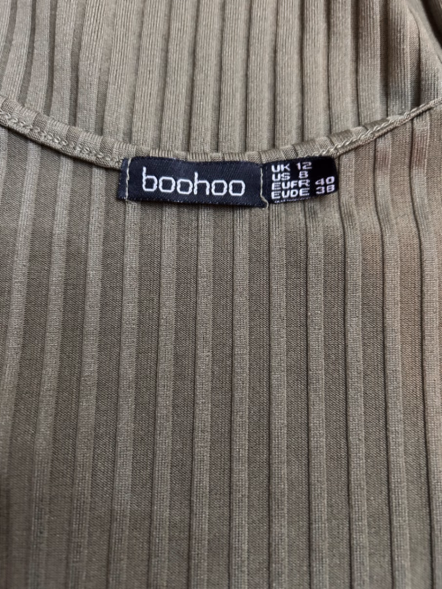 Vestido verde de Boohoo, foto 2