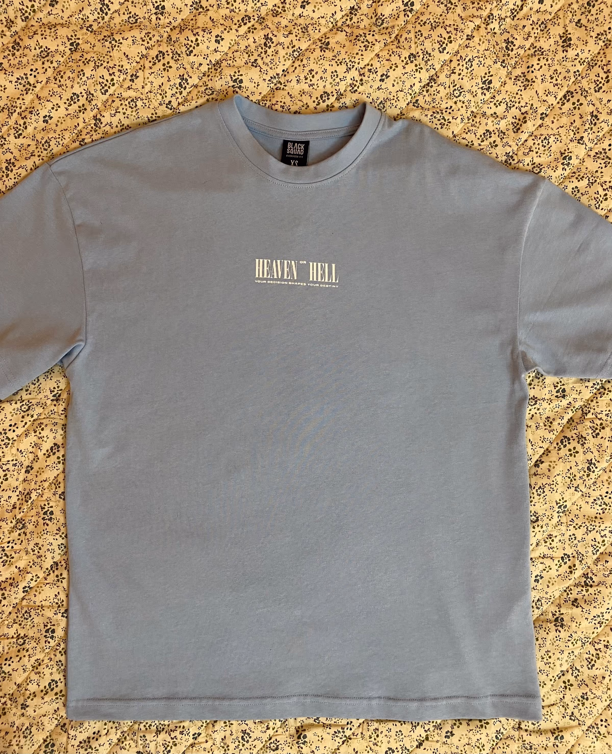 Blue Oversized Graphic Streetwear Tee, photo 2