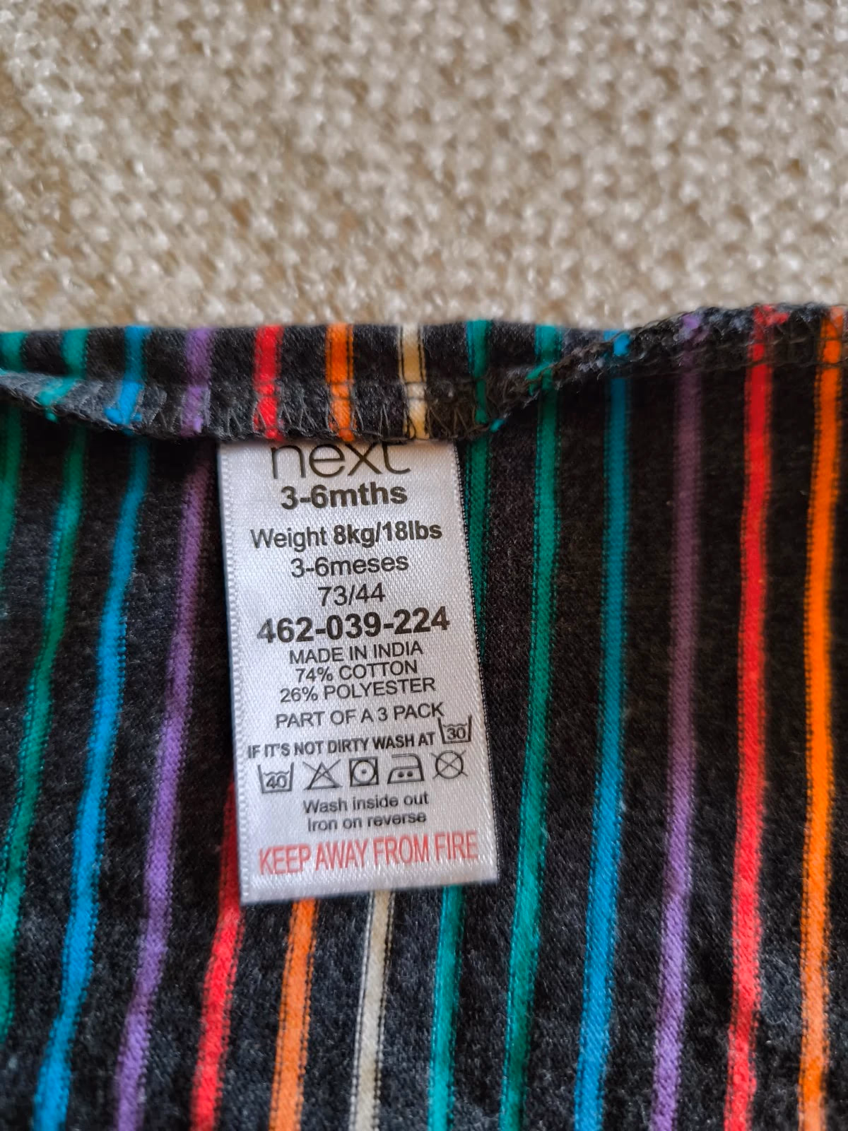 Next striped baby t-shirt, photo 4