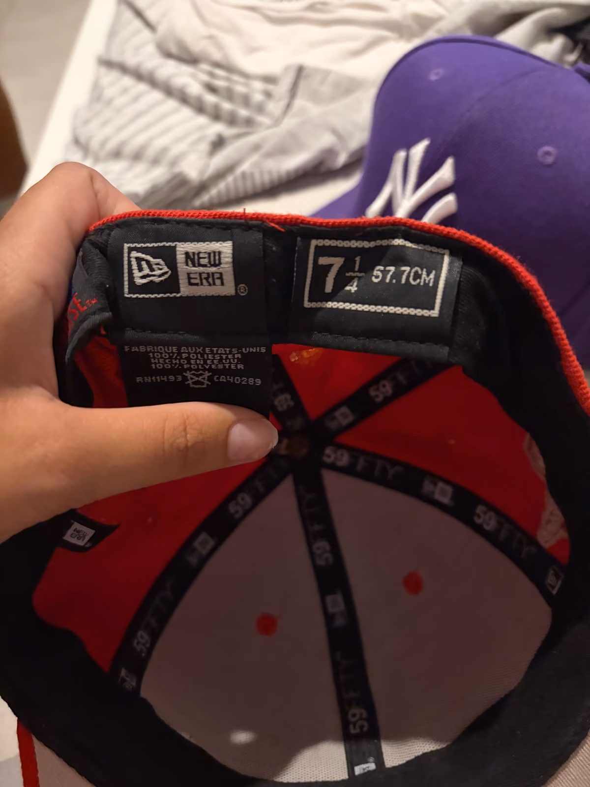 New Era Red Baseball Cap, photo 3