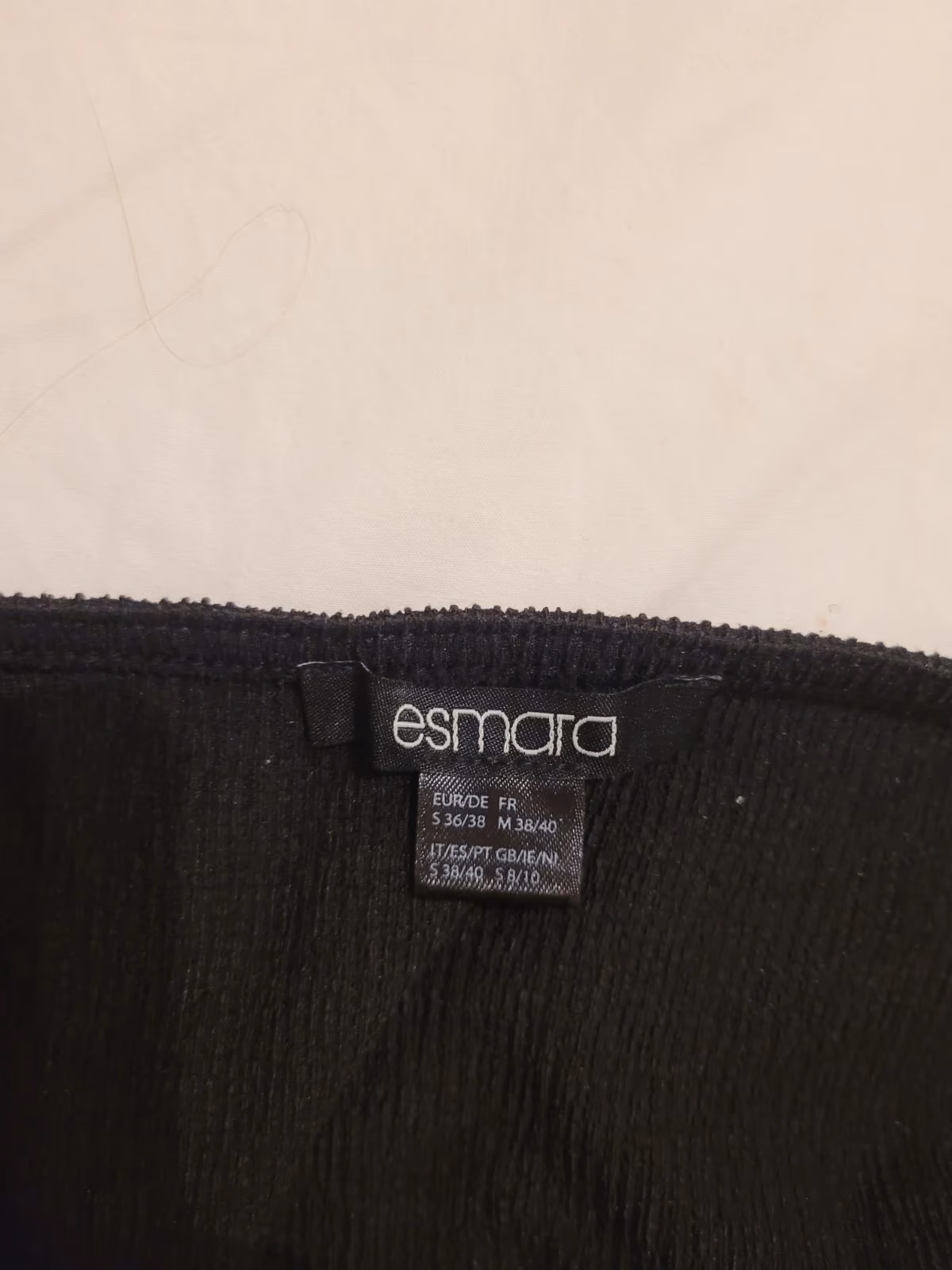 Black tie-front top, photo 3