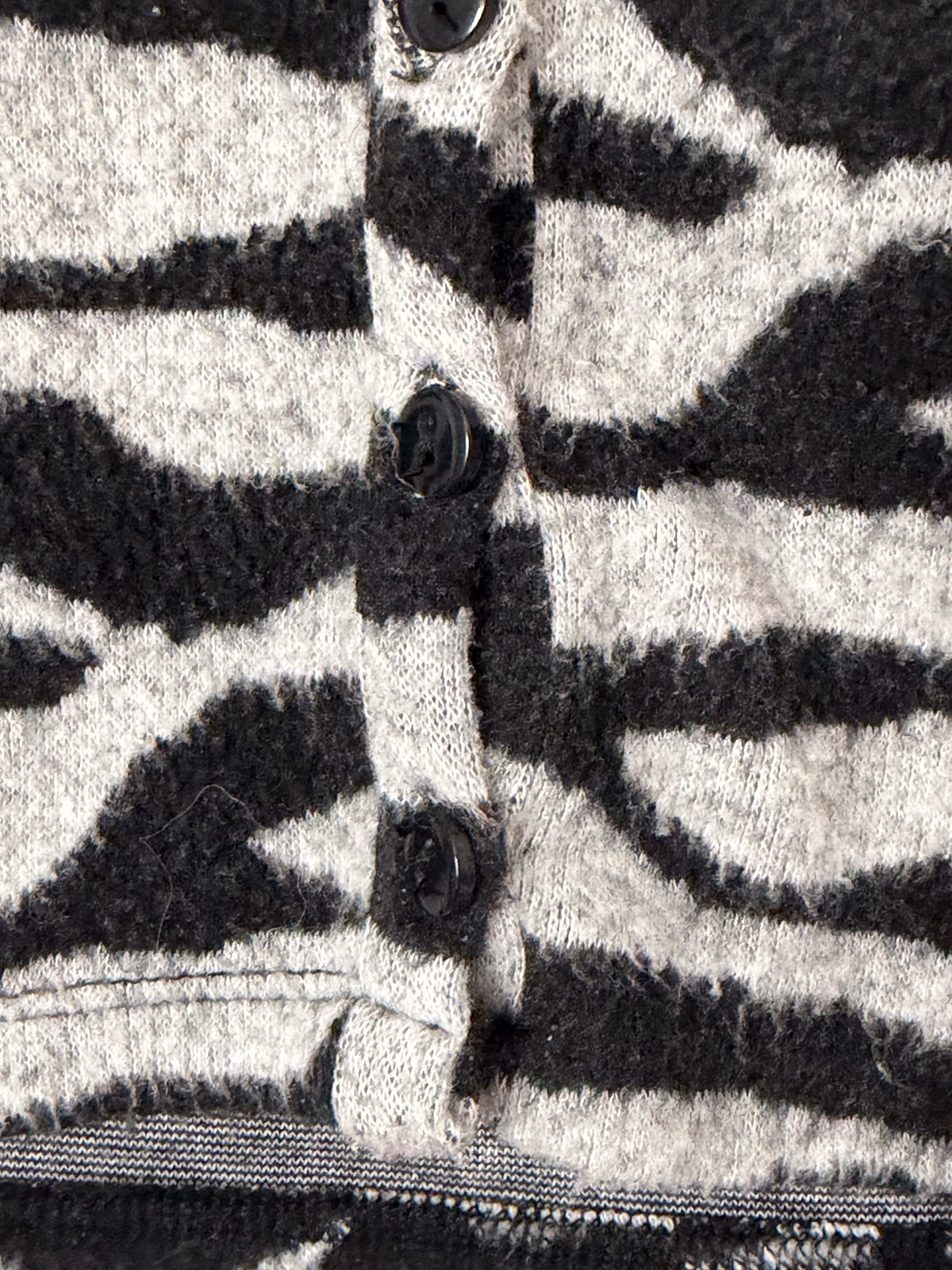 Bershka zebra print cropped cardigan, photo 4
