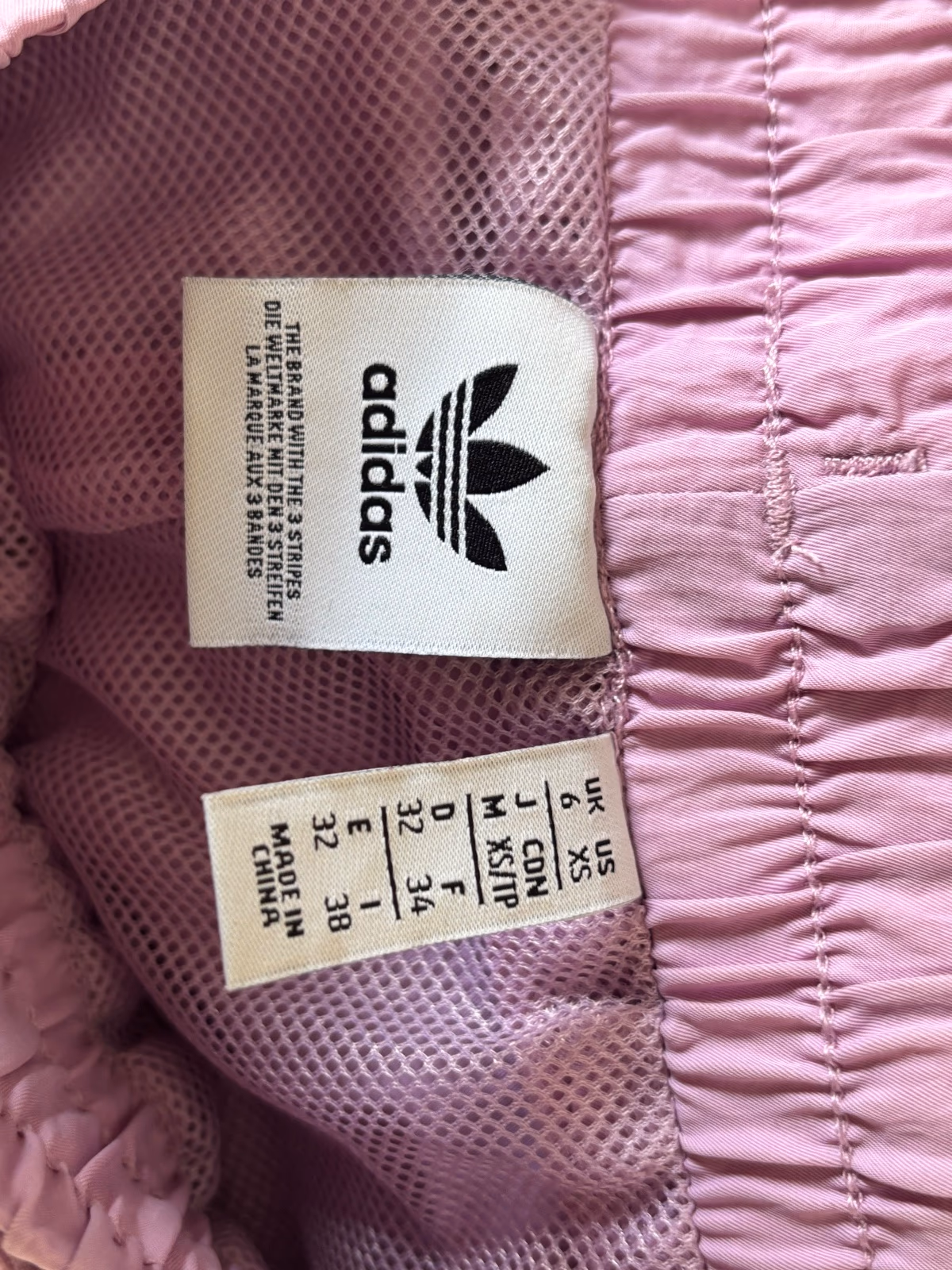 Adidas Originals Lavender Mesh Shorts, photo 2