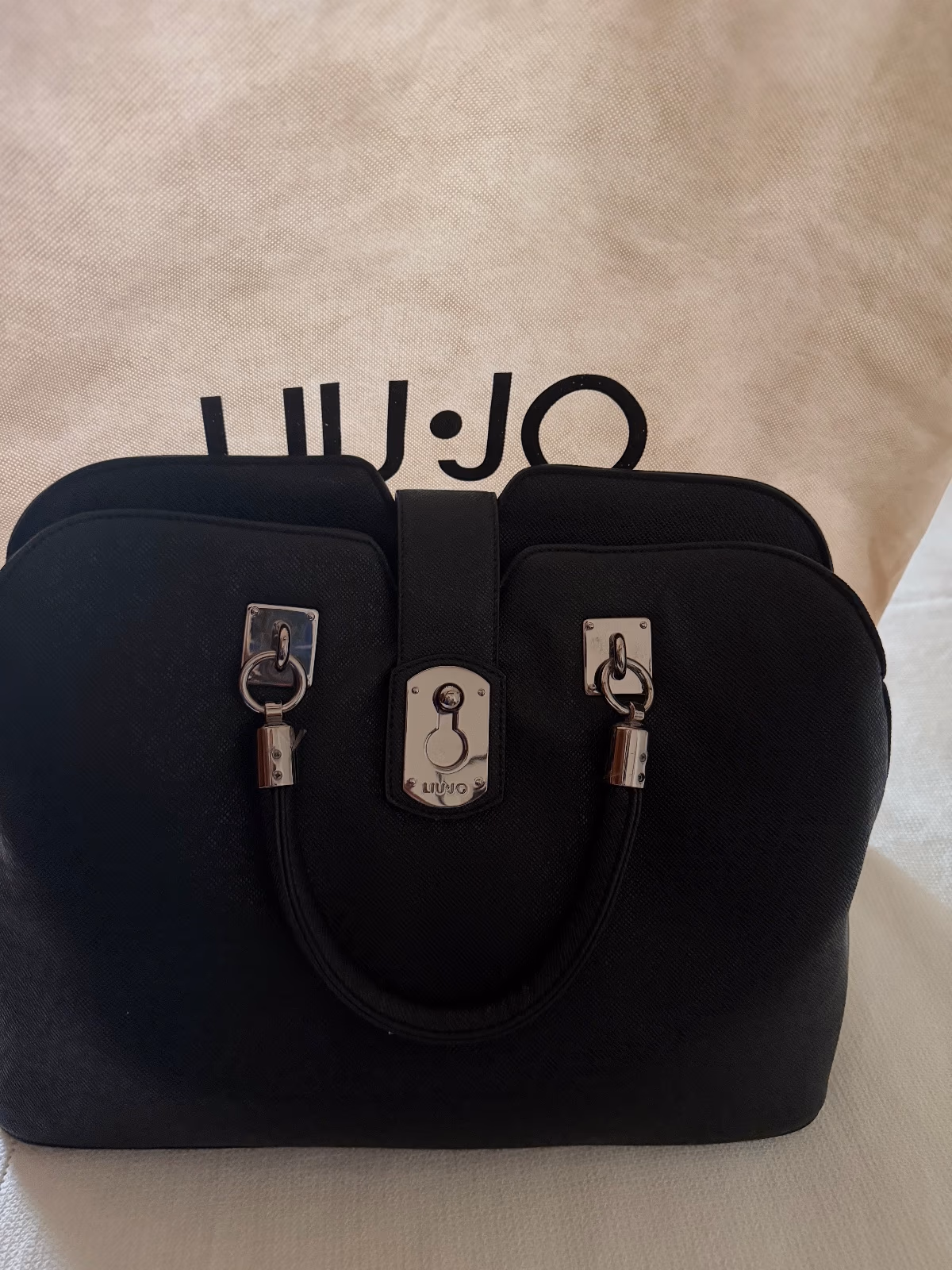 Liu Jo Black Structured Handbag, photo 3