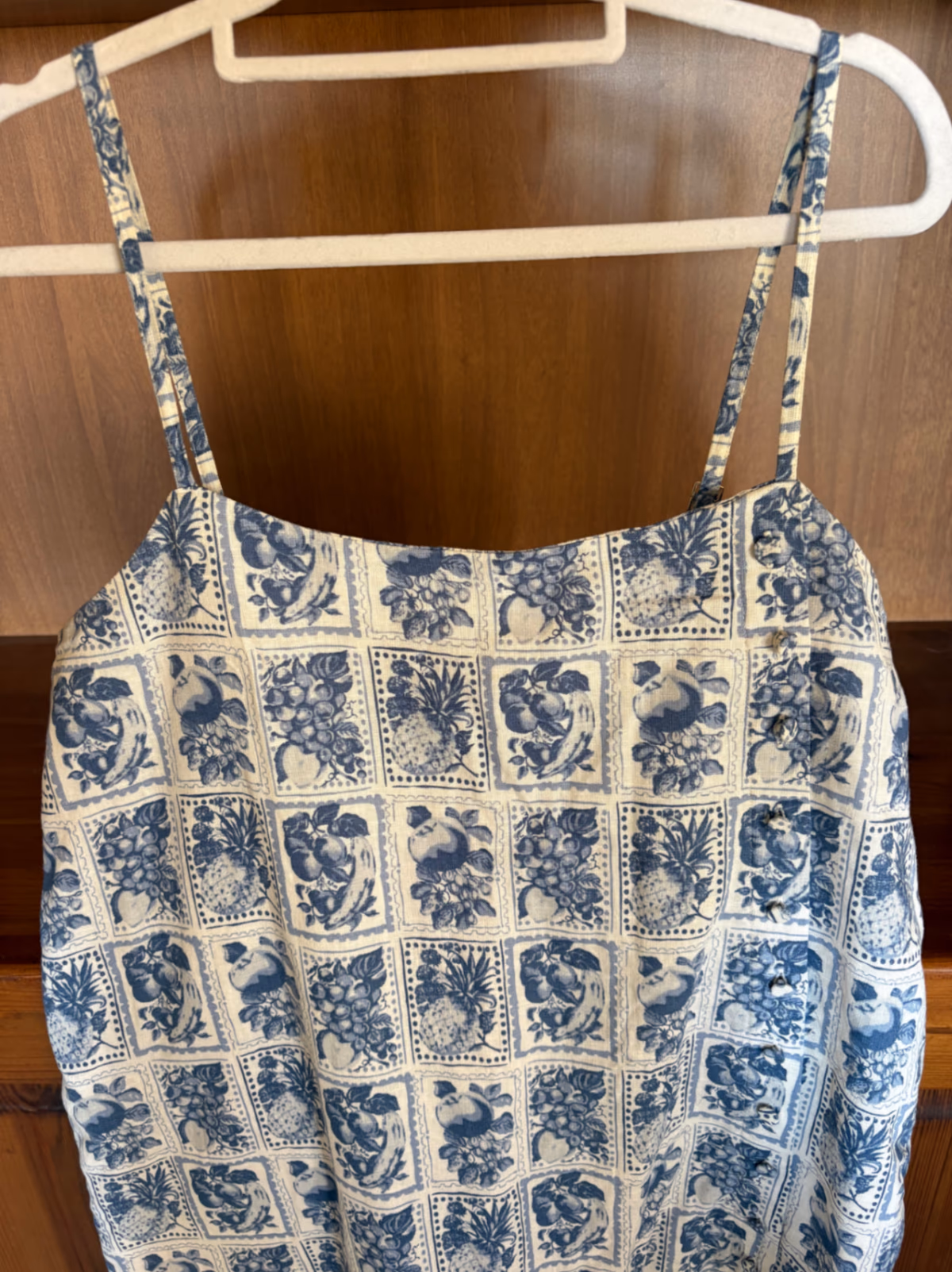 Blue and cream romper, photo 3