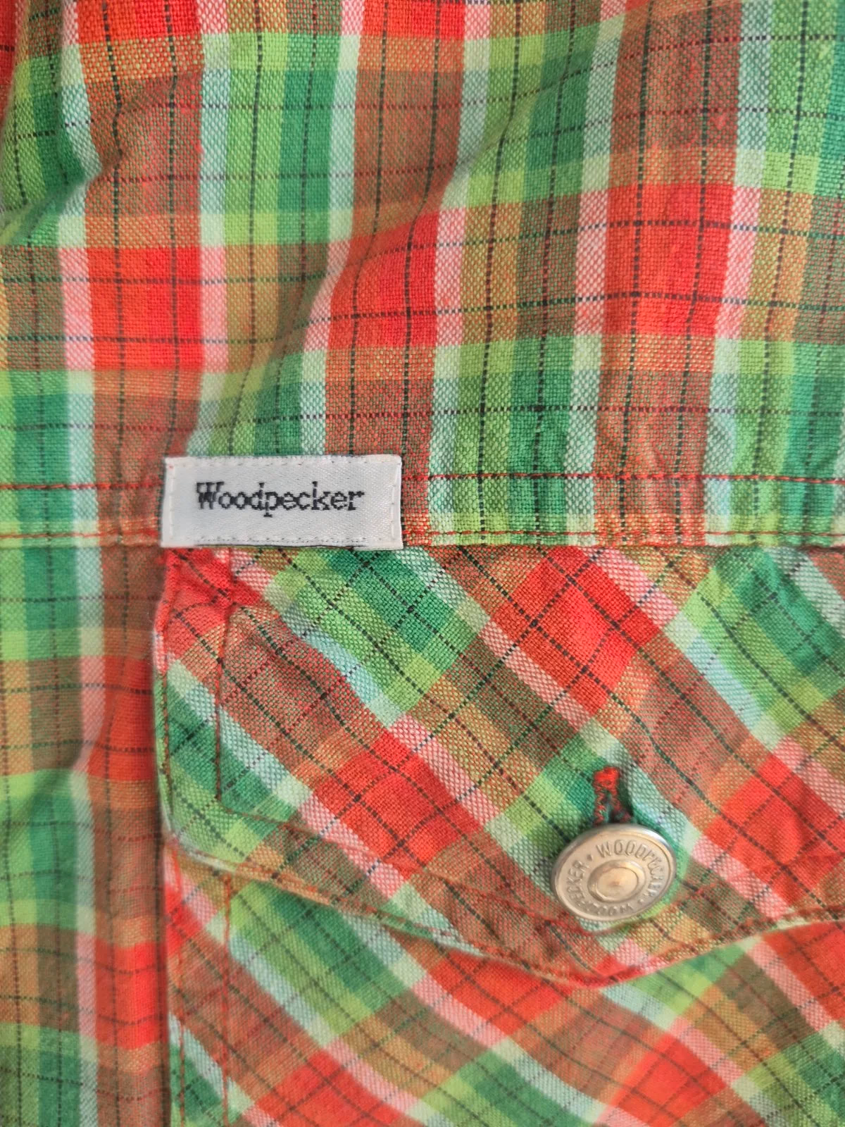 Woodpecker Checked Sleeveless Shirt 100% cotton, photo 5