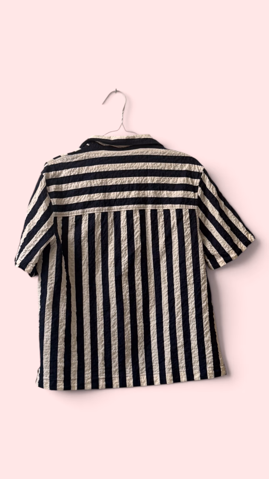 Zara Striped Short Sleeve Shirt, photo 2