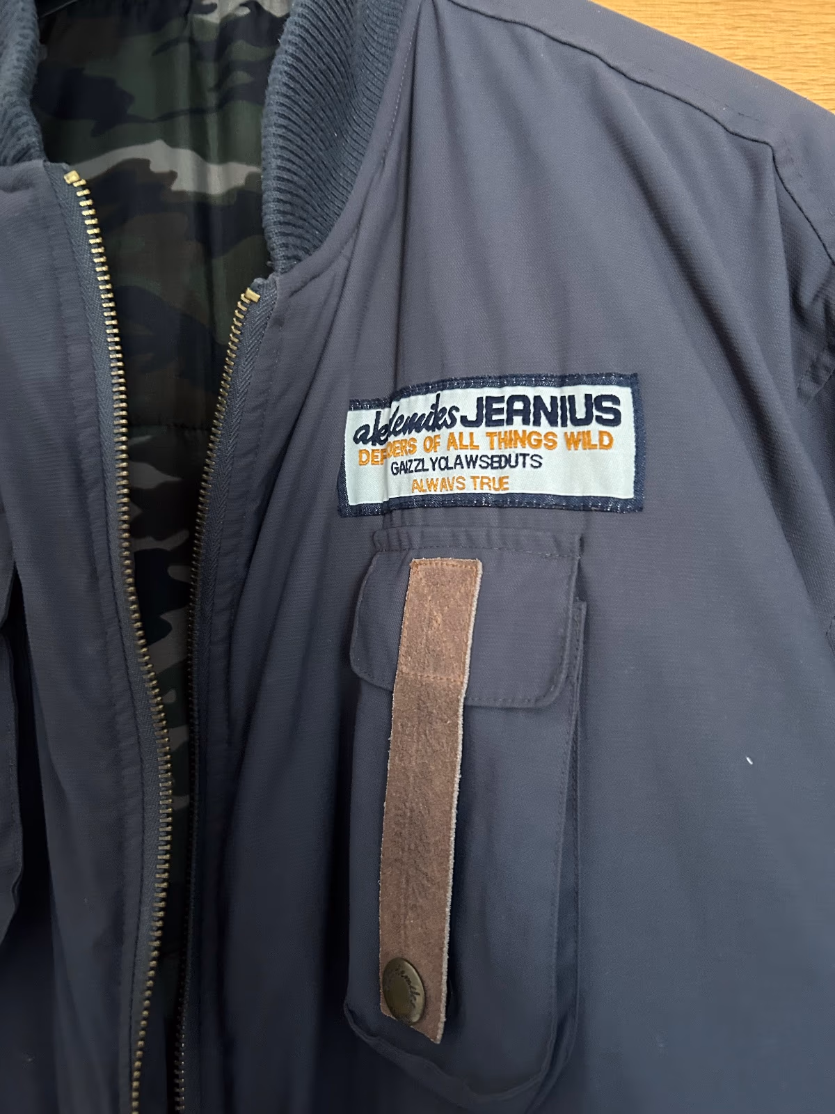 Akademiks- Jeanius bomber jacket 2000s, photo 4