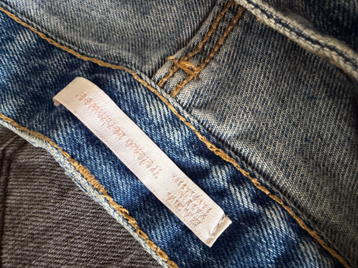 Zara Distressed Denim Shorts, photo 4