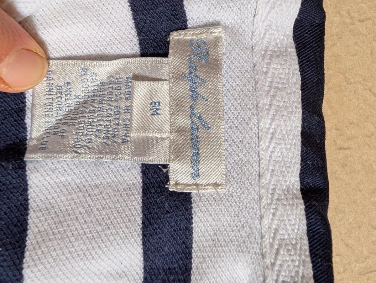 Tutina a righe per neonati Ralph Lauren, foto 5
