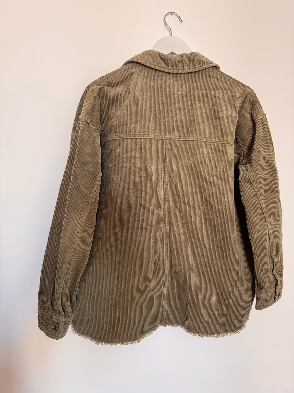 Olive green cotton Zara jacket, photo 2