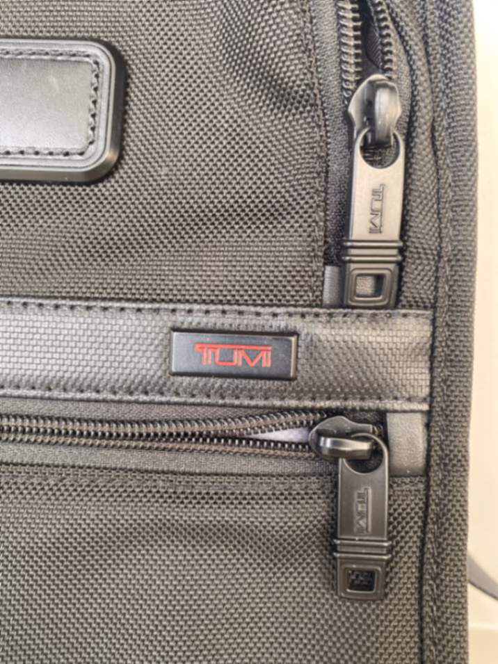 Tumi Alpha Black Crossbody Travel Bag, photo 7