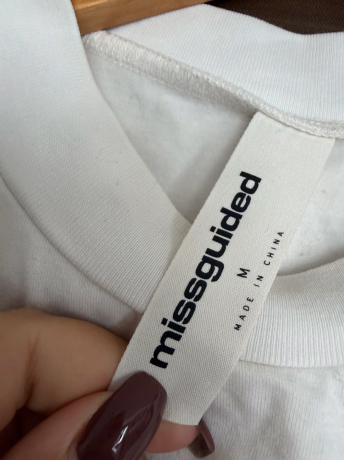 Cream draped hem short-sleeve top, photo 4